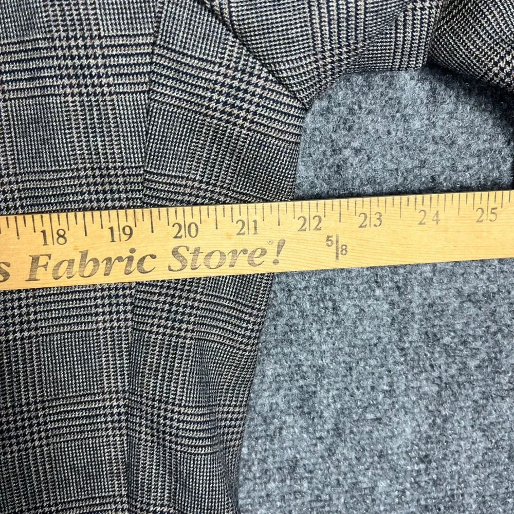 Jos. A. Bank Sport Coat Mens‎ 40L Gray Glen Plaid Traveler's Collection